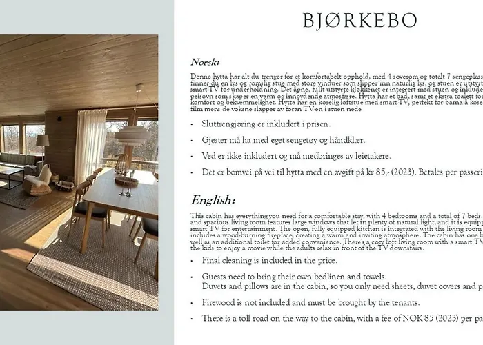 Tatil Evi Bjorkebo In Al - In Hiking And Skiing Area Ål